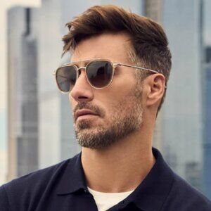 Diff eyewear Camden POLARIZED UNISEX vintage crystal Sunglasses new with case